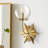 1-Light Iron Small Armed Sconce