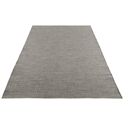 Caen Flatweave Grey Indoor/Outdoor Rug