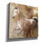  «Golden Gray» par Kari Brooks, art mural sur toile, 12 po x 12 po