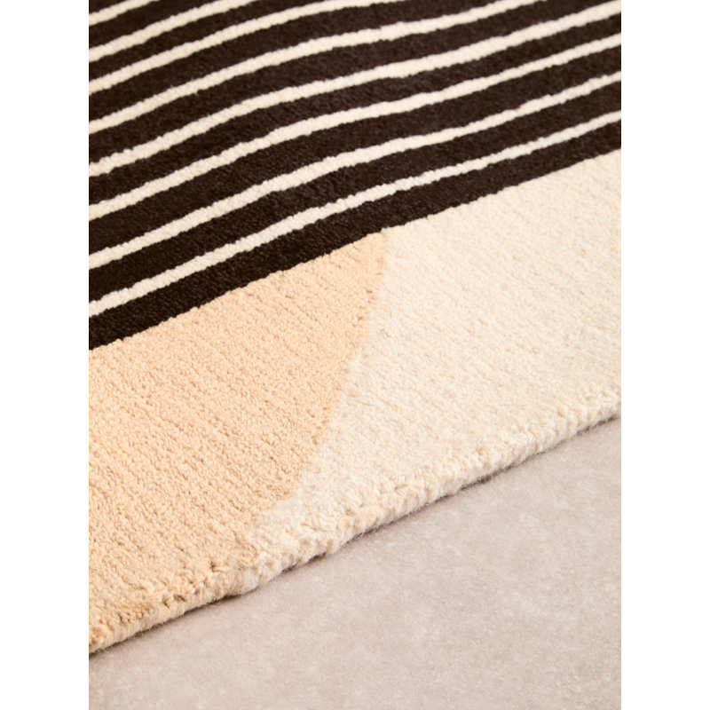 Geometric Hand Tufted 240cm X 150cm Area Rug