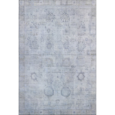 Premium Machine Washable Verlin AMF1769 Border Rug