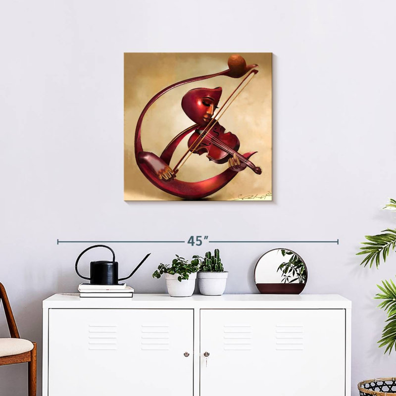 Leisha Ethereal Strings, 24" H x 24" W