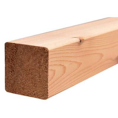 Premium Canadian Western Red Cedar Smooth Planed Square (L)  1.83M (W) 42Mm (T) 42Mm Pack Of 4 Pieces