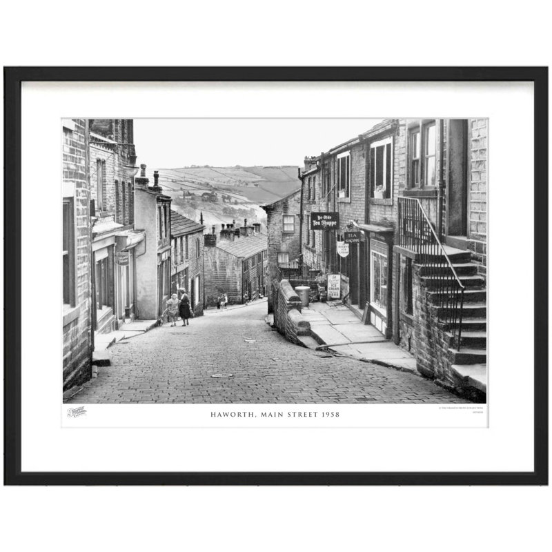 Haworth, Main Street 1958 - Single Picture Frame Print, 60cm H x 80cm W x 2.3cm D
