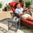 Denarrius Adirondack Outdoor Side Table ,HDPE Patio Table with Easy Maintenance and Weather resistance-1978008802