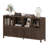 Guinna Farmhouse 8 Cube Bookshelf With 4 Doors, Wood Bookcase With Storage, Horizontal Cubby Organizer Shelf For Living Room, Office, Bedroom-115604516
