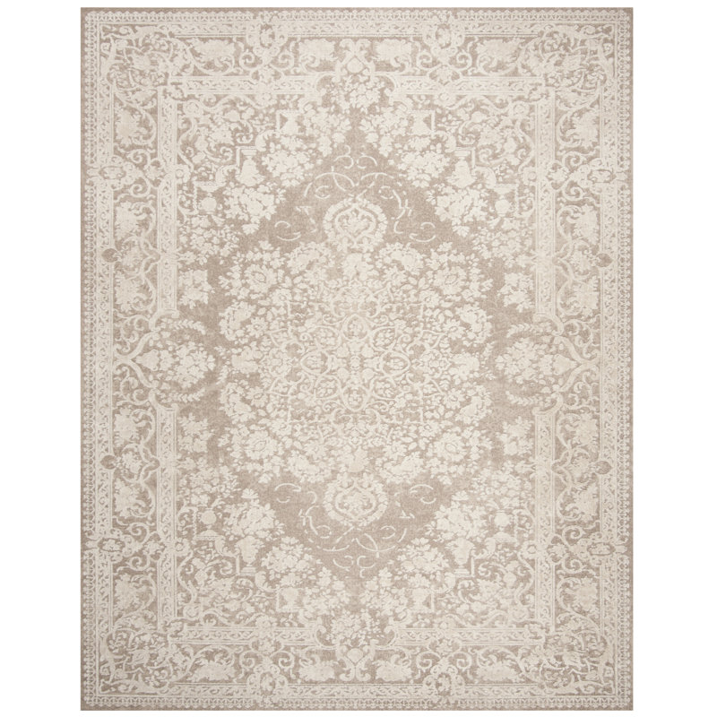 Tapis beige / crème Calidia, Rectangle 10 pi x 14 pi