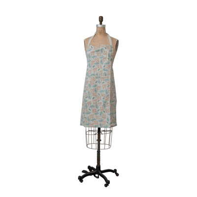 Tablier en coton imprimé