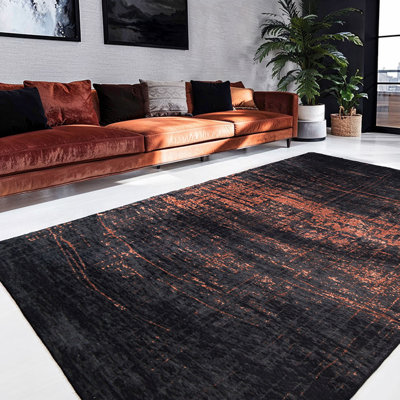 Mad Men Griff Soho Copper Recycled P.E.T Area Rug