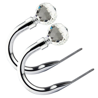 Crystal 20cm Curtain Holdback