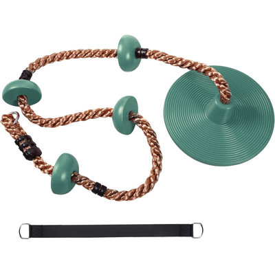 REDCAMP Metal Disc Swing with Chains