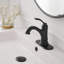 Robinet pour salle de bain à poignée simple avec drain-95166386