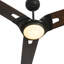  Ventilateur de plafond intelligent à 3 pales avec télécommande et ensemble d'éclairage inclus-130633191-132100462