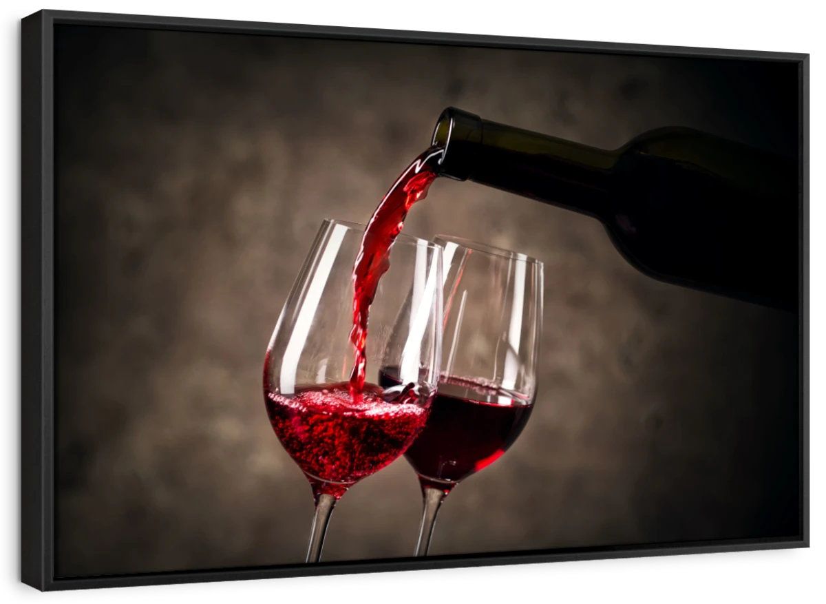 Red Barrel Studio® " Serving Red Wine Wall Art " | Wayfair