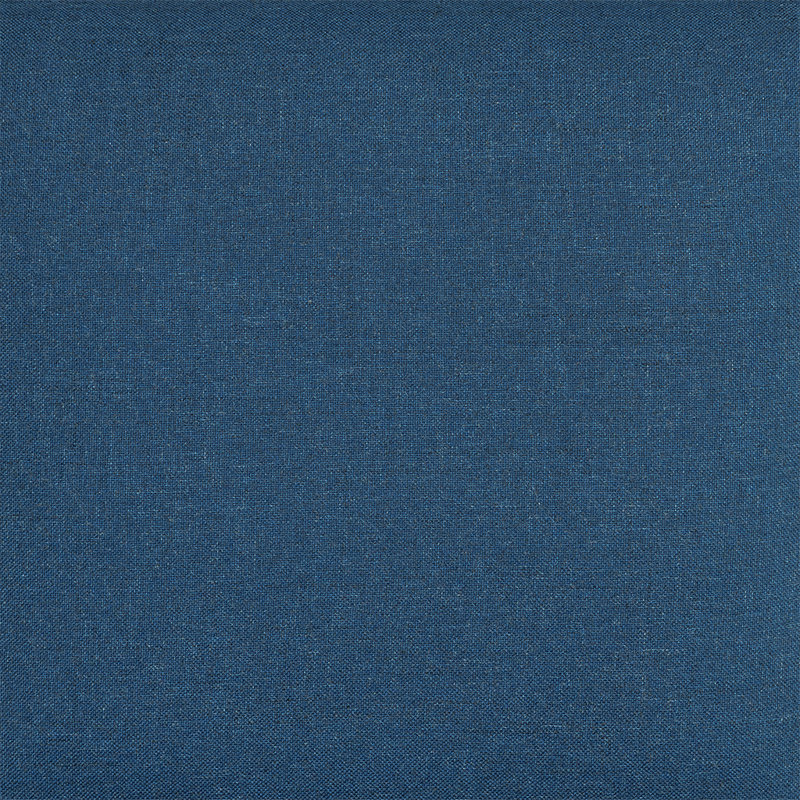 Aubrey Blue Upholstered Wood Counter Stools with Nailhead Trim