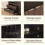 Armoire de bar moderne de 55 po avec tablettes réglables, buffet avec porte-verres à vin et support à vin-1897920872