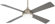 54" 4 - Blade LED Standard Ceiling Fan with Remote Control and Light Kit Included