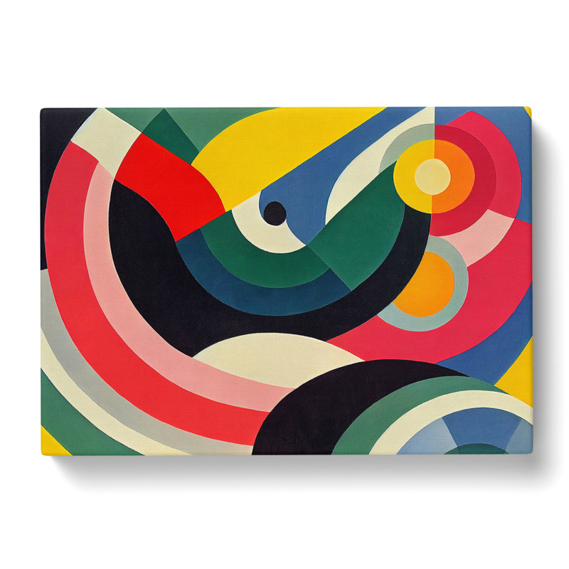Welcoming Modern Abstract Art - Wrapped Canvas, 35cm H x 50cm W x 3cm D