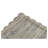 Scalloped Natural Gray Marble Serving Tray, 14x8 Inch Rectangular Stone Platter