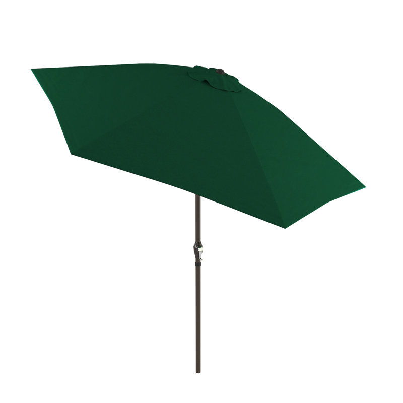 Parasol de marché 9 pi Astraea, Vert chasseur - polyester