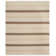 Grice Hand Woven Wool/Cotton Striped Rug in Beige