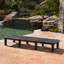 Chaise longue sans coussin