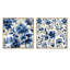 Henri - Ensemble de 2 collages floraux carrés-101852233-101852235