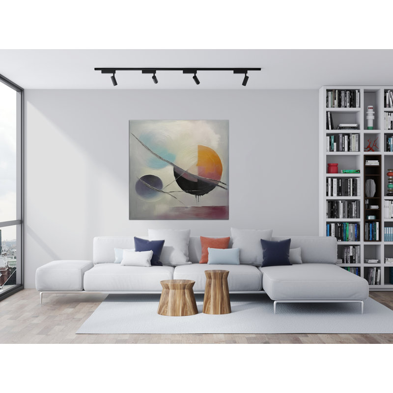 Intersecting Paths, 54" H x 54" W