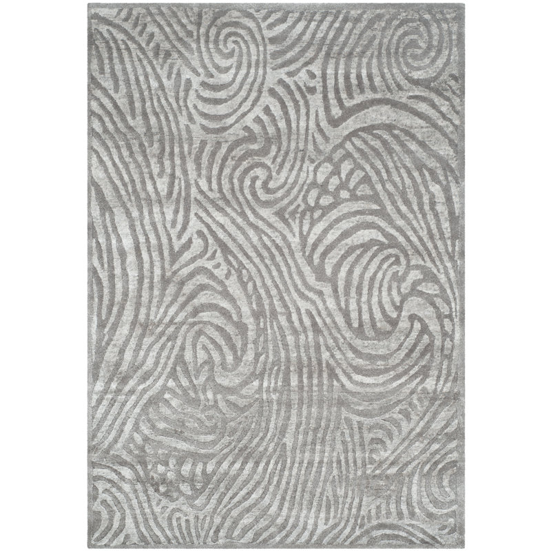 Ralph Lauren Highclere Viscose, Wool, Cotton Abstract Rug, Rectangle 4' x 6'