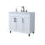 Ensemble de meuble-lavabo simple blanc 36 po