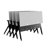 Commercial Nesting Flip Training Table With Steel Frame And Y-Legs-2090174364-2090174339