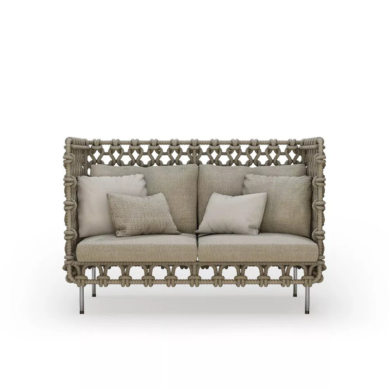 Loveseat, Highback, Twin Pearl