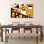 Arbre de Noël festif, classique, minimaliste, arbre de Noël abstrait, impression d'art mural paysage d'hiver-888441657