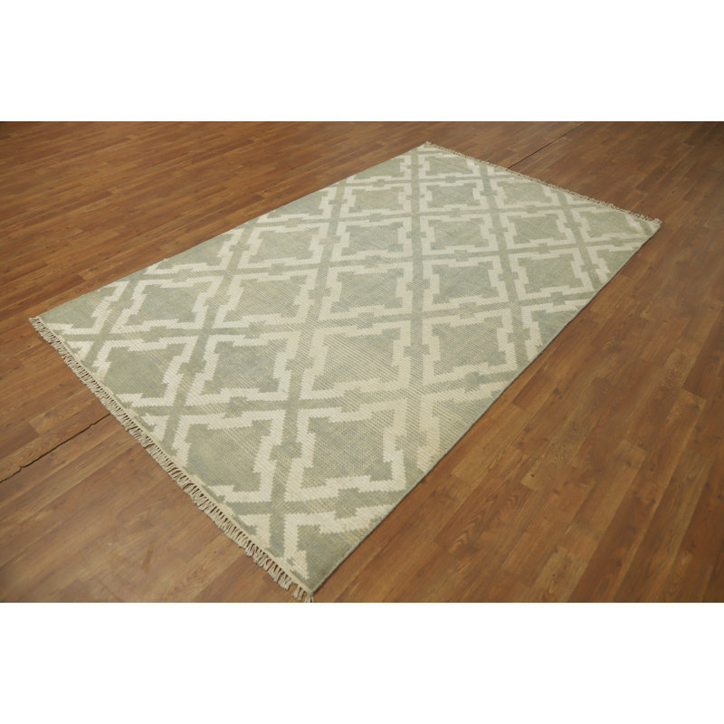 Tapis oriental en laine délavé 5 x 8 po