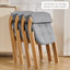 Ensemble de 2 chaises pliantes rembourrées en bois massif rembourrées pour l'intérieur et l'extérieur-539721511-539721528