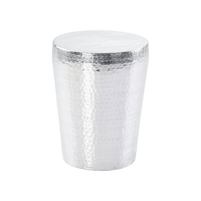 Shiny Drum End Table