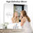 Bathroom Mirror with Tempered Glass and Aluminum Alloy Frame, French Cleat Mounted Rectangle Vanity Wall Mirror for Over Sink, Hangs Horizontally or Vertically.-1277481279-1278802531