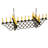 Bensley 23 - Light Dimmable Geometric Chandelier
