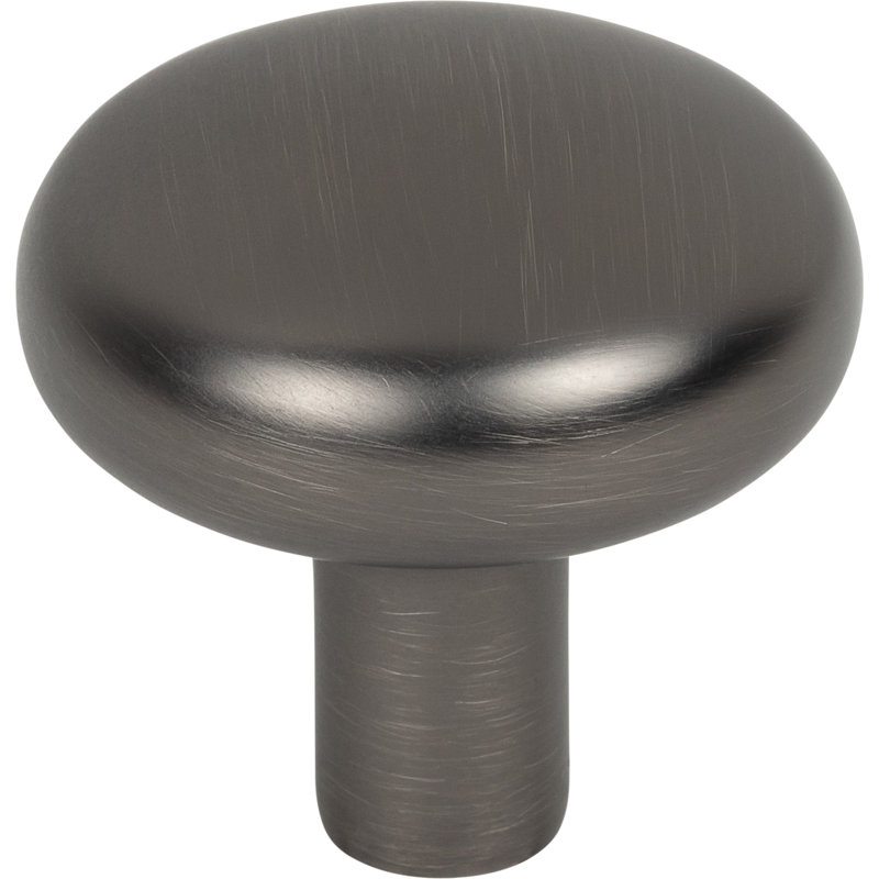 Loxley Mushroom Knob, Brushed Pewter
