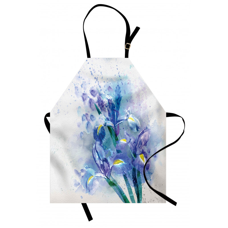 Tablier de fleur aquarelle