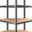 Saxon 40cm W Plastic Shelving Unit-1181983415