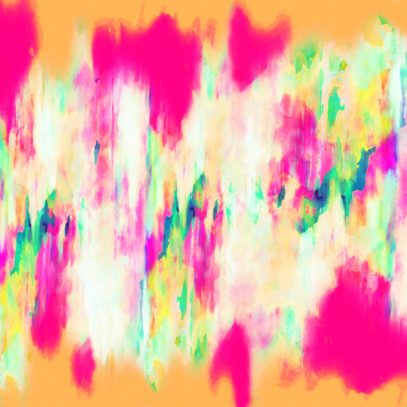 Snowhill Amy Sia Electric Haze - impression sur toile tendue, H 30 po x l 30 po, Non, Cadre doré à une seule photo