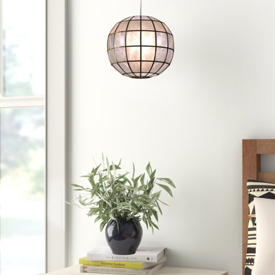 Luminaire suspendu sphérique 1 lumière Nolan
