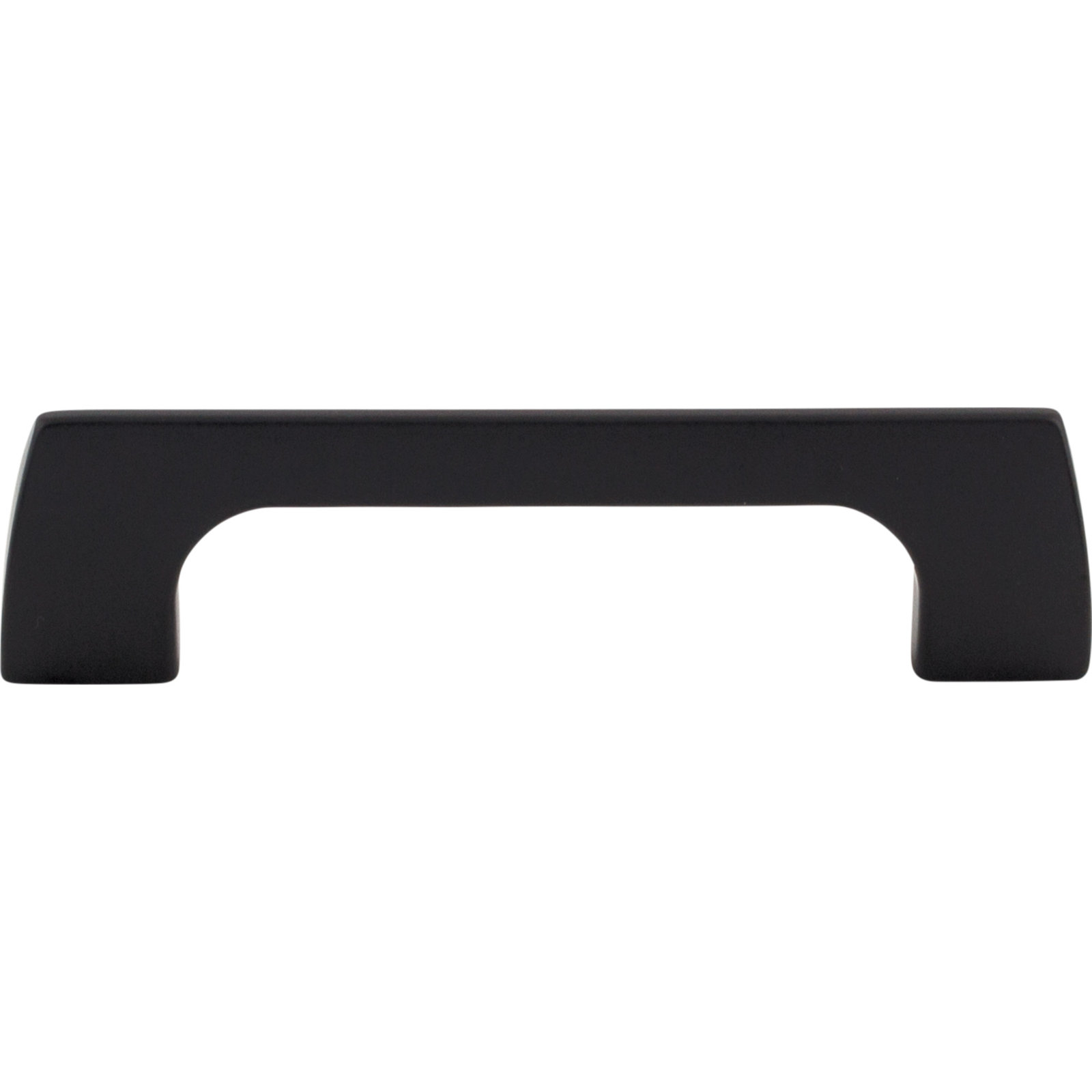 Holland Bar Cabinet Pull, Flat Black, 3 3/4" Center to Center