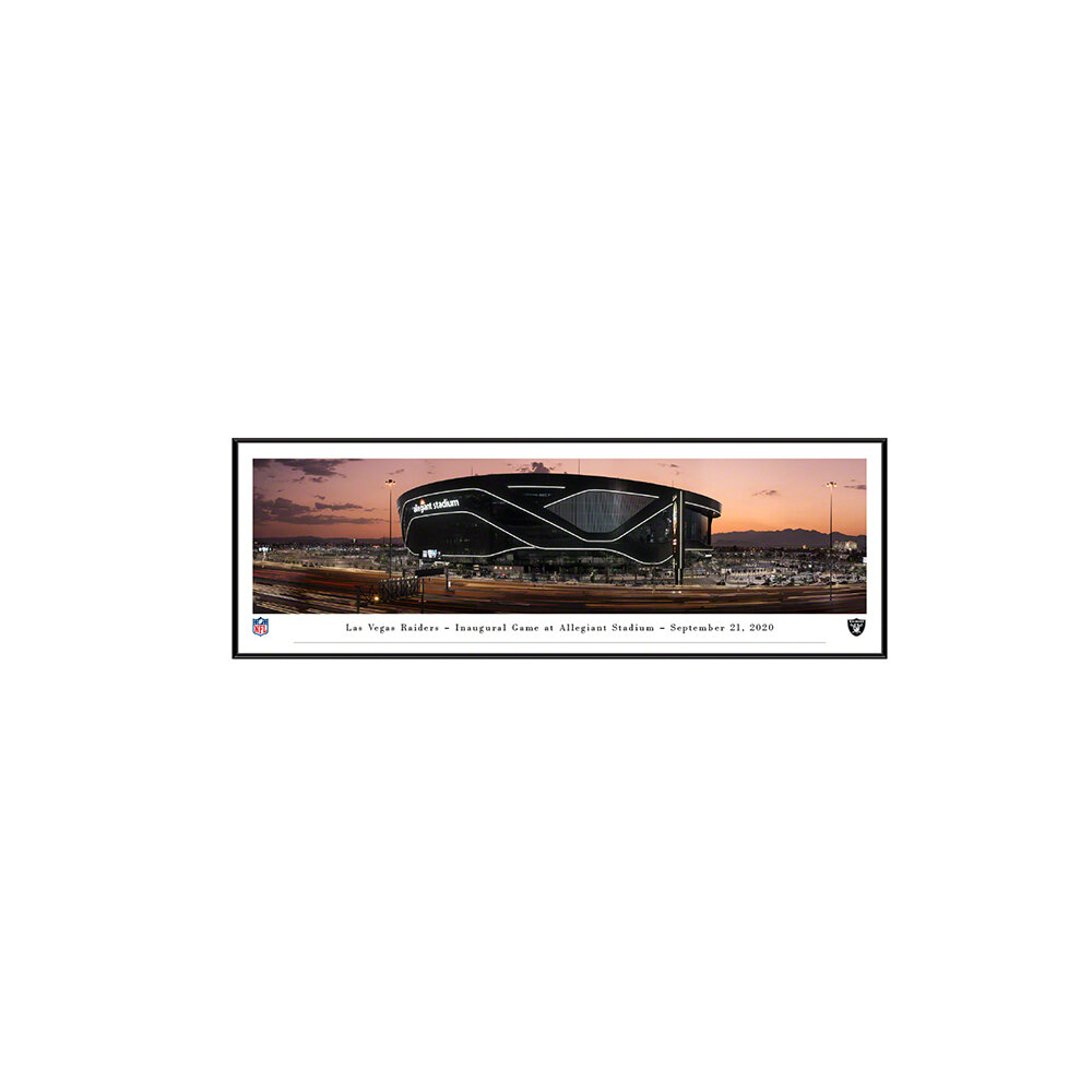 Allegiant Stadium Football Stadium Print, Las Vegas Raiders Football