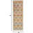 Runner Washable Floral Boho Distressed Accent Non-Slip Entryway Living Room Low Pile Non-Shedding Thin Floor Carpet for Home Decor -1689813211