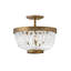 Dune 4 -Light 16" Semi Flush Mount