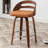 Mahtab Modern Upholstered Swivel Counter Stools (Set of 3)-1671048641-1671048640