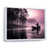 White Floater Framed