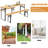 4 - Person Fir Solid Wood Patio Dining Set Rectangular Table